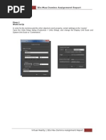 3Ds Max Domino Assignment Report: Phase 1