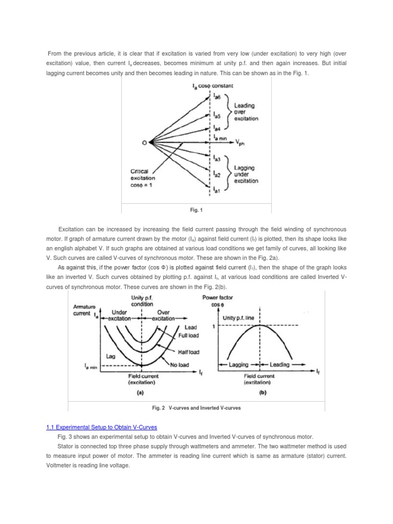 V and Inverted V Curve PDF | PDF