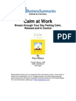 How To Be Calm at Work