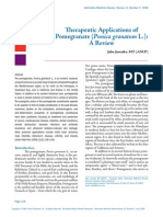 Therapeutic Applications of Punica Granatum