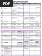 IIT Madras Academic Calender