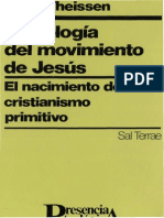 Theissen Gerd - Sociologia Del Movimiento de Jesus