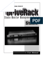 Studio DriveRack Manual - Original