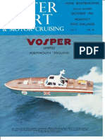 Vospers Water Sport 1962 Magazine Article