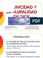 1 La Unidad y La Pluralidad de Dios