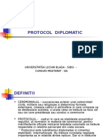 Protocol Diplomatic. 2007ppt