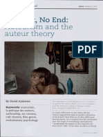 No Start, No End: Auteurism and The Auteur Theory