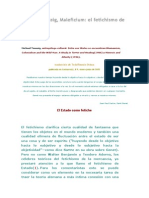 Michael Taussig El Fetichismo Del Estado PDF