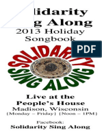 Solidarity Sing Along Songbook, Holiday 2013 Edition