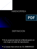 AMENORREA