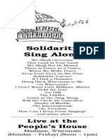 Solidarity Sing Along Songbook, October 2014 Edition