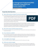 PMI PMP Delineation Study