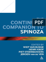 Wiep Van Bunge, Henri Krop, Piet Steenbakkers, Jeroen Van de Ven The Continuum Companion To Spinoza Continuum Companions 2011