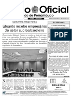 Diário Oficial de Pernambuco