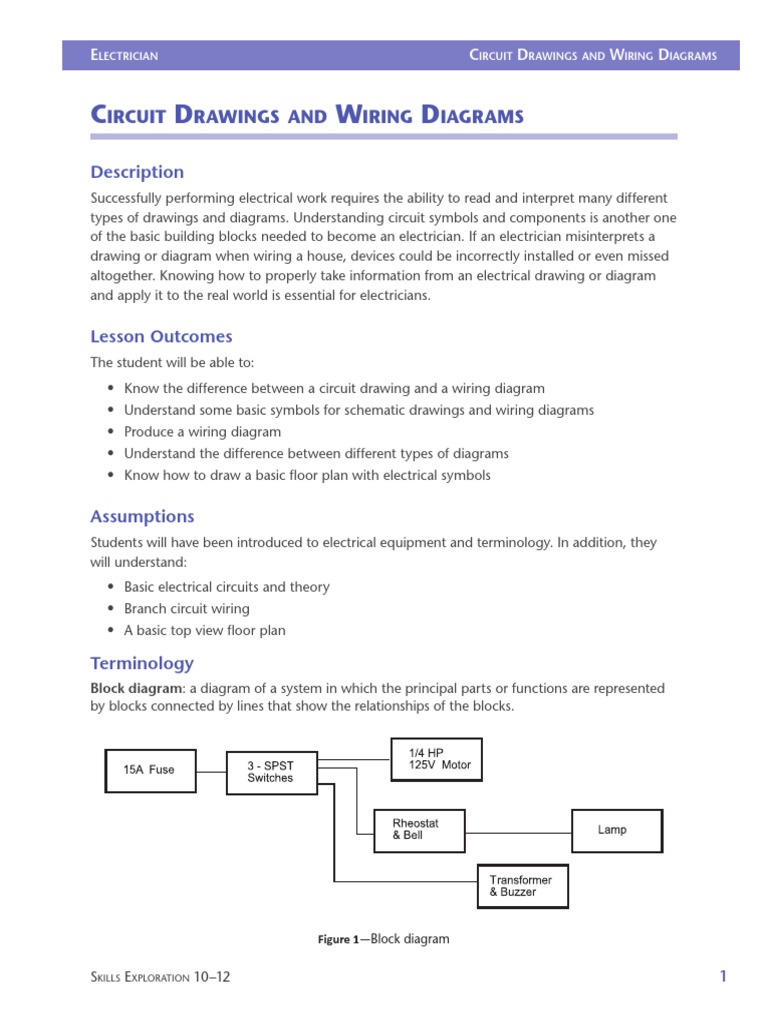 Circuit Drawings & Wiring Diagrams Guide | PDF | Electrical Wiring ...