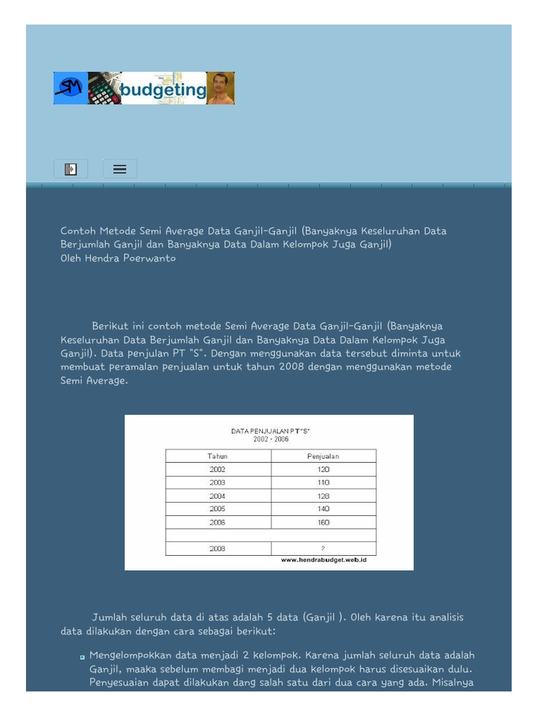 Contoh Soal (STATISTIKA)