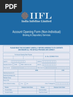 IIFL Account Opening Form Non-Individual