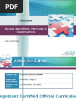 AccessSpecifiers Methods Constructors (Ppt3)