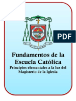 Fundamentos de La Escuela Parroquial