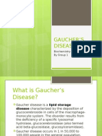 Gaucher'S Disease: Biochemistry Lab by Group 1