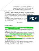 Development & Status: Industry Analysis