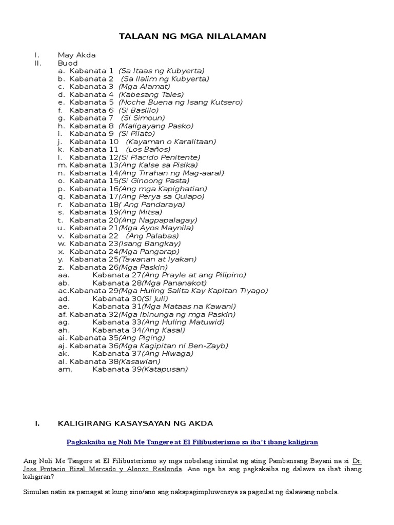El Filibusterismo Tagalog Pdf