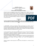 Vendim Per Taksat Administrative Per Leshimin e Lejes Se Ndertimit Dhe Tarifat Per Ndikimet Nga Rritja e Dendesitetit Te Infrastruktures Per Vitin 2013