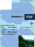 Vocabulary: Prefixes 1