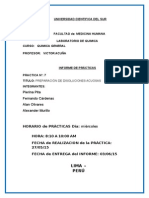 PREPARACIÓN DE DISOLUCIONES ACUOSAS-informe 7 quimica