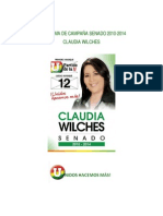 Banderas Senadora Claudia Wilches