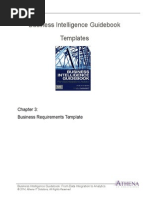 BIGuidebook Templates - BI Requirements