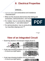 Electrical Properties of Materials: Conductivity, Band Structures and Applications