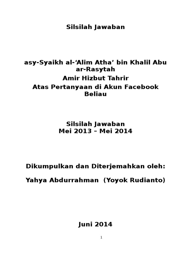 Kumpulan Jawab Soal Facebook Mei 2013 Mei 2014 Pdf