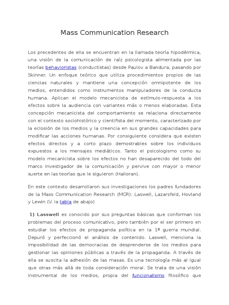 Fundamentos de la Investigación en Comunicación | PDF | Sociología ...