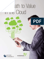 The Path To Value in Cloud