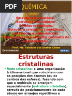 Estrutura Da Materia e Solidos Cristalinos