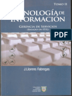 Tecnología de Información Gerencia de Servicios (Basado en ITIL)