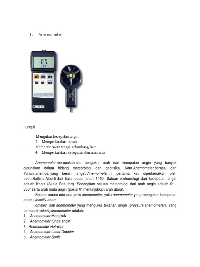 Anemometer PDF