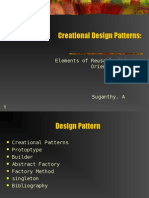 Creational Design Patterns:: Elements of Reusable Object - Oriented Software