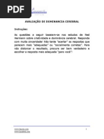 Dominância Cerebral - Assessment