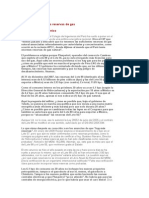 El Cambalache de Las Reservas de Gas