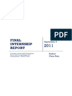 final Internship Report