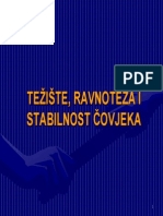 Teziste Ravnoteza I Stabilnost Čovjeka PDF