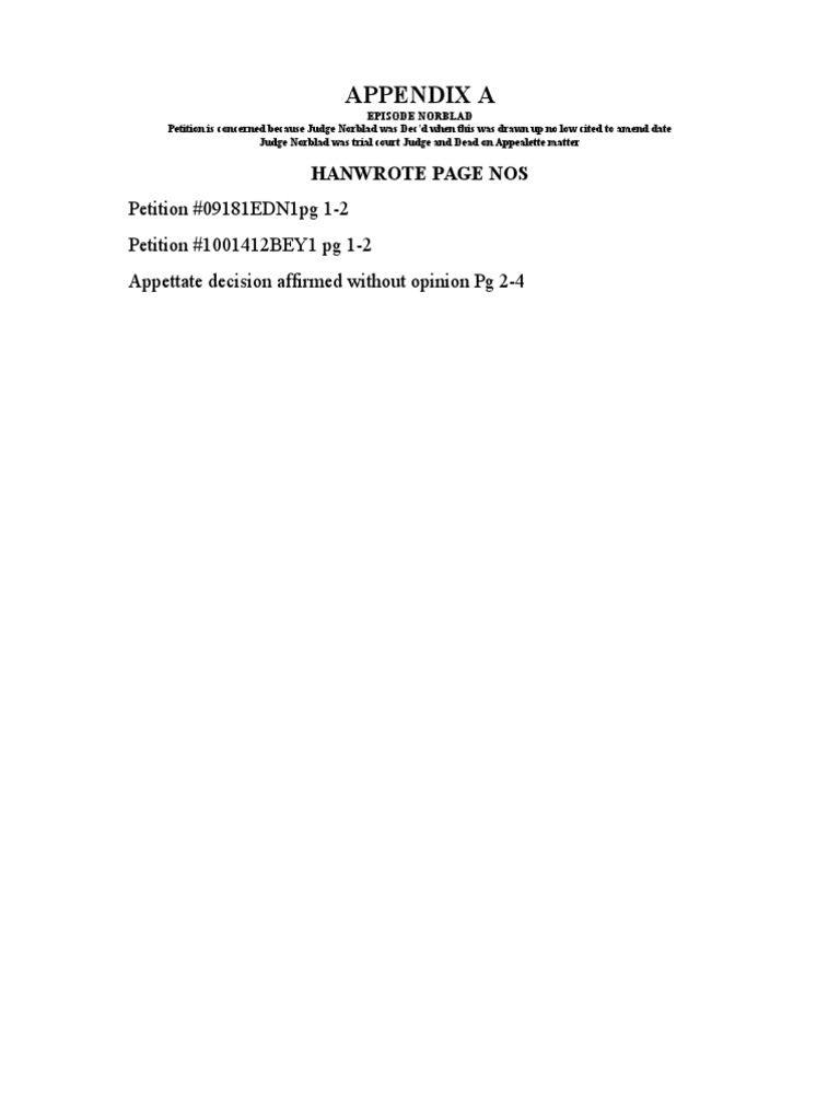 Appendix A 1st | PDF