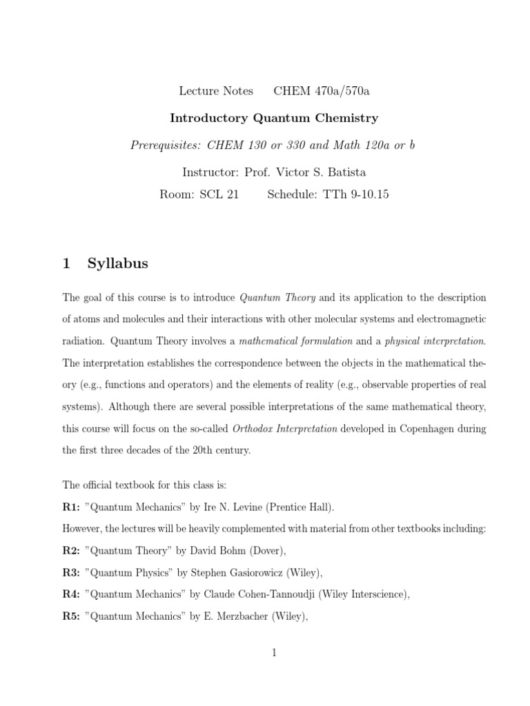 QUANTUM MECHANICS CHEMISTRY PDF visual data 5