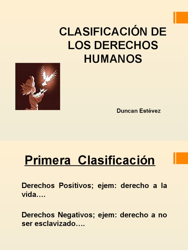Clasificacion de Los Derechos Humanos[1] Igualdad social