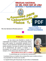 Capitulo I Fisica y Teoria de Errores