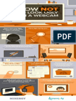 Tips For Video Intervie How Not To Look Ugly On A Webcam Infographic