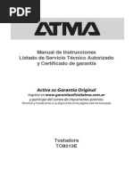 Manual Atma To8013e