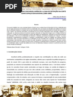 Educação Vadiagem e Discursos Juridicos